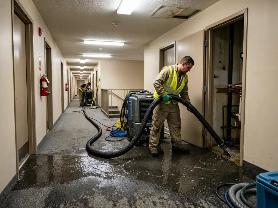 multi-unit-apartment-hallway-f-005 — frequently asked questions, Emergency Burst Pipe Water Extraction & Removal in East Aur…